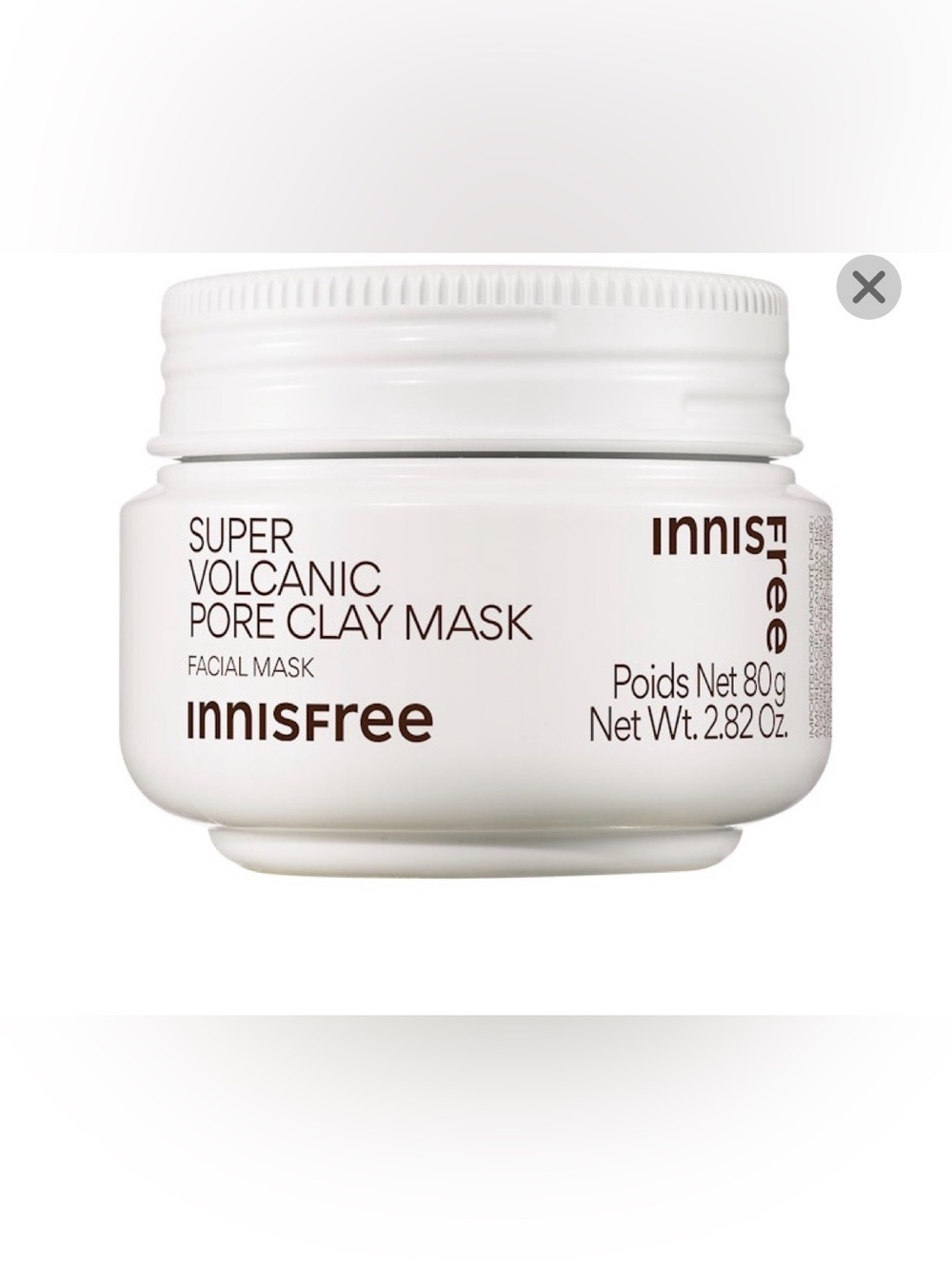 Volcanic Clay Mask 2.82 oz innisfree